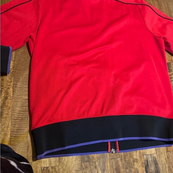Nike Air Flight 1 Track Jacket Red Black Jordan Retro Great Condition size L - Picture 9 of 10